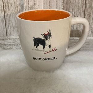 Rae Dunn Boston Terrier Howloween Mug